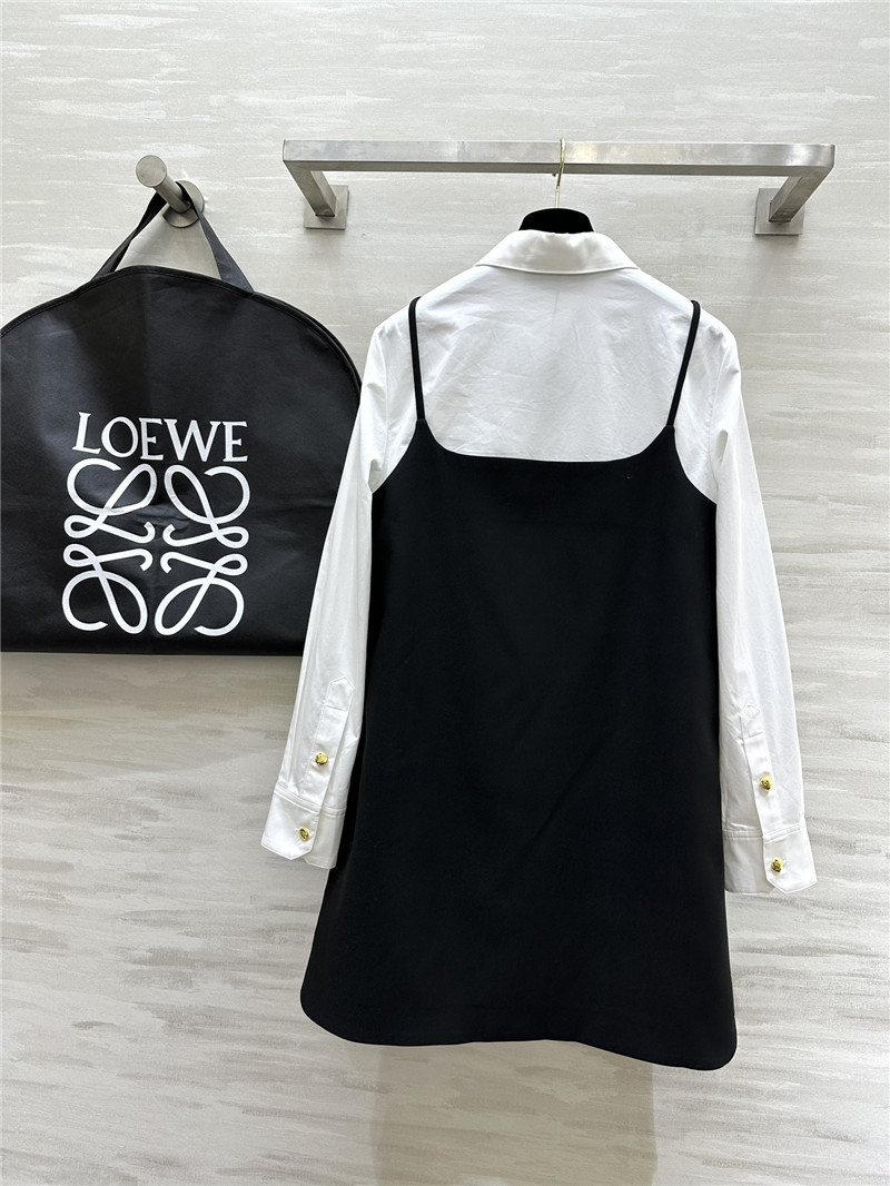 L0ew* fake two piece dress