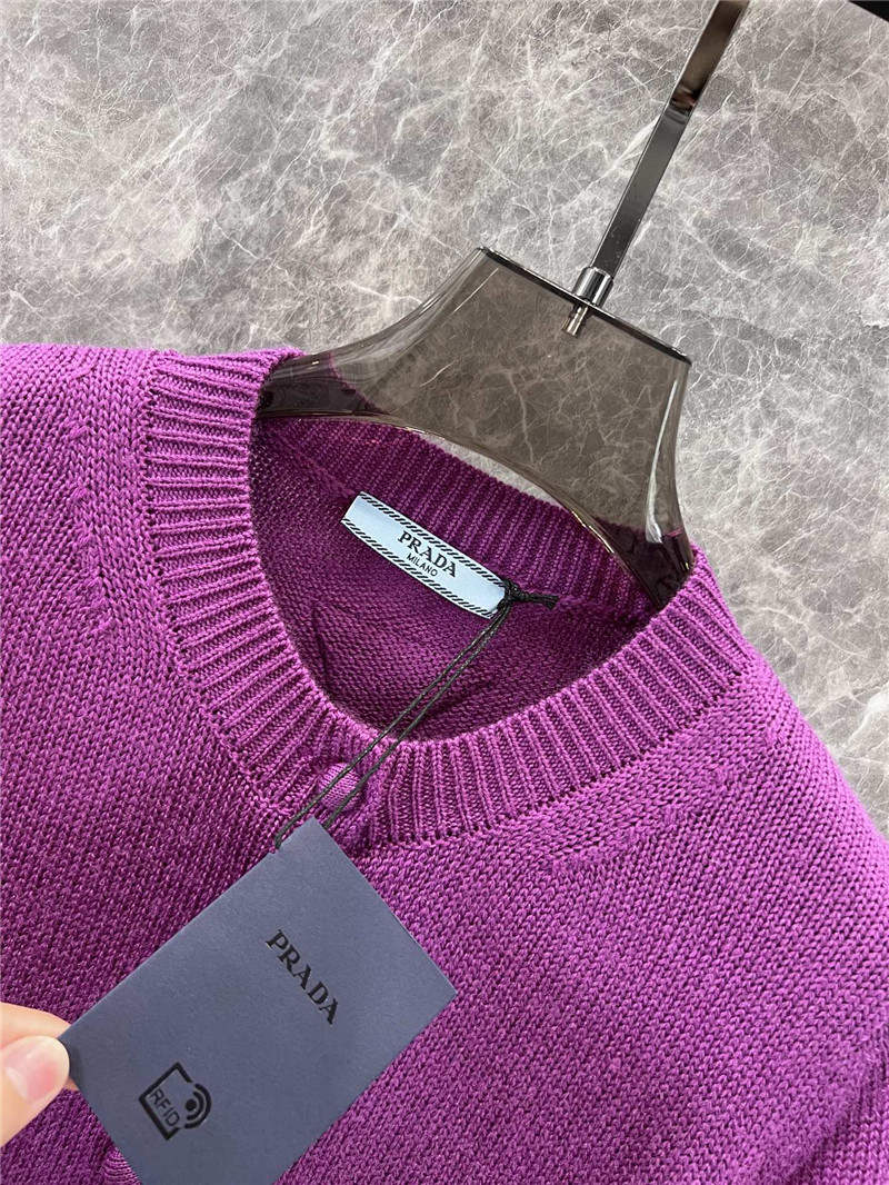 Pra*a purple cashmere cardigan