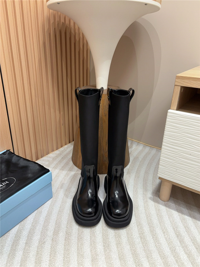 Pra*a re-nylon knee-high boots