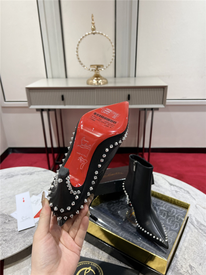 Chr1st1an louboutin vidura 85 leather bootie