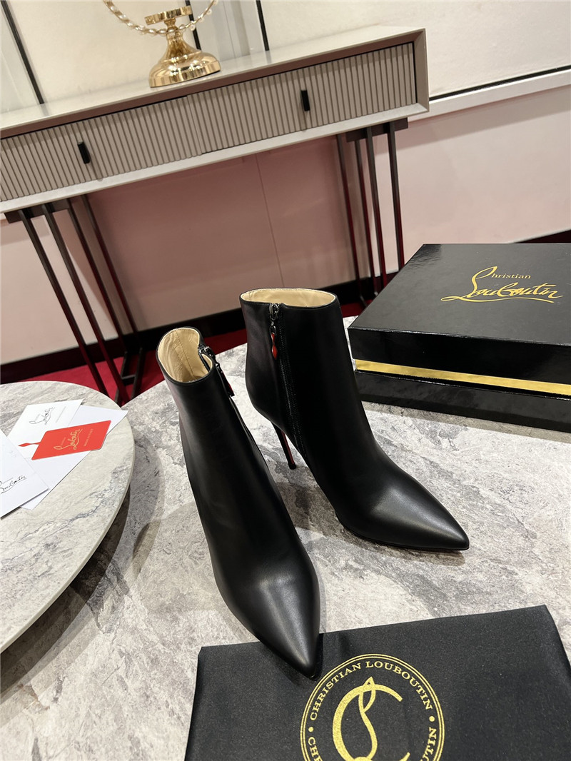 Chr1st1an louboutin black so kate ankle boots