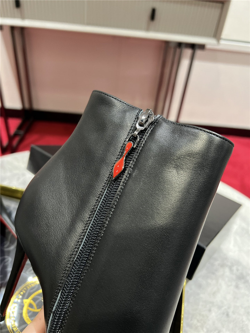 Chr1st1an louboutin black so kate ankle boots