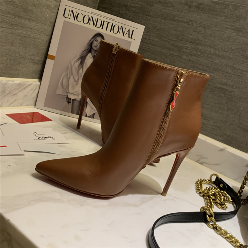 Chr1st1an louboutin so kate ankle boots in brown