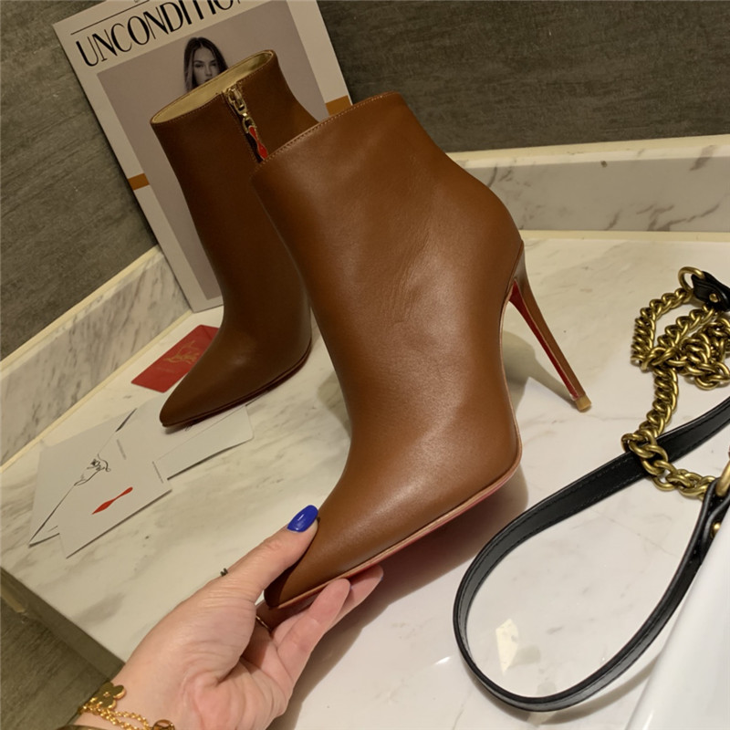 Chr1st1an louboutin so kate ankle boots in brown