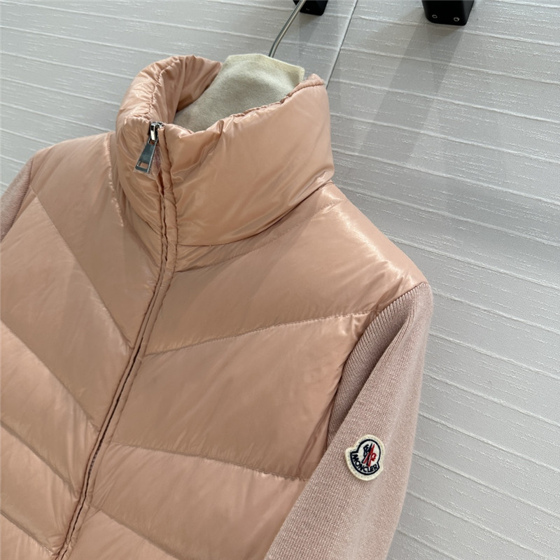 Moncler patchwork down jacket
