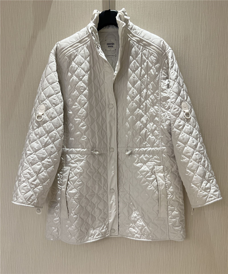 Moncler white down jacket