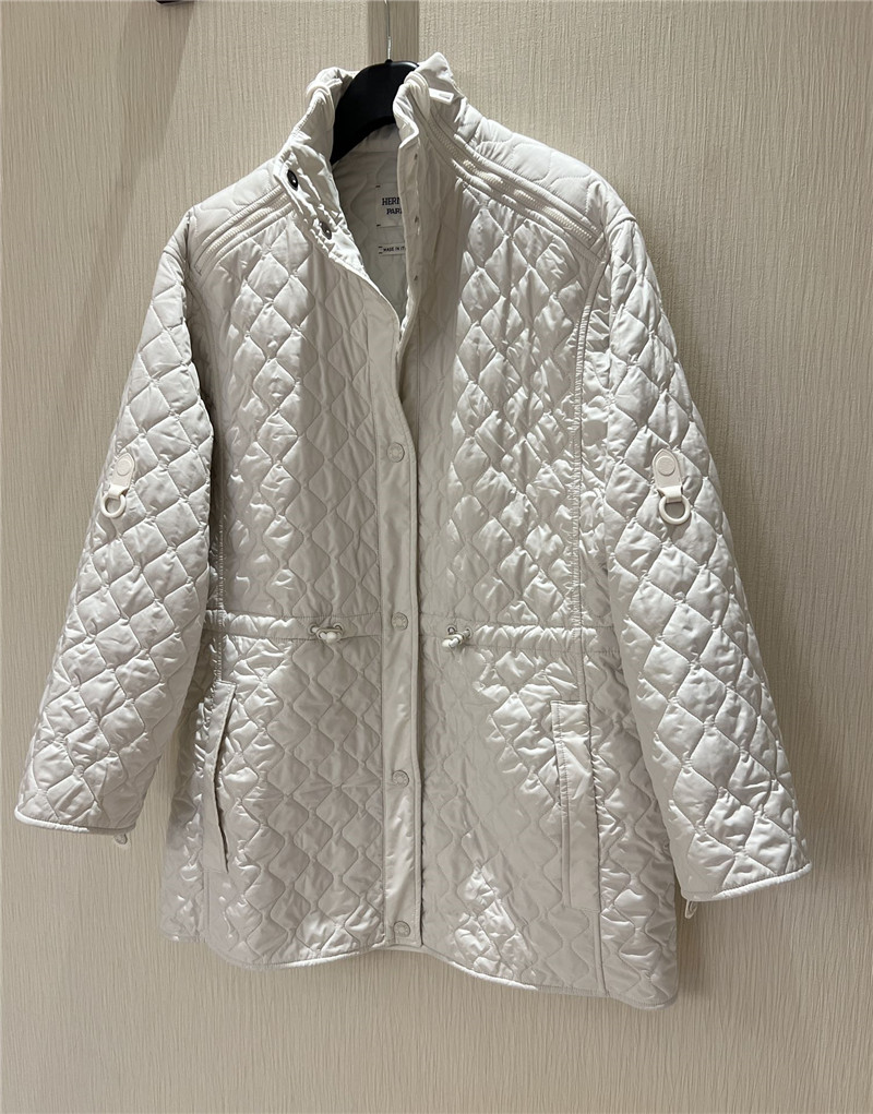 Moncler white down jacket