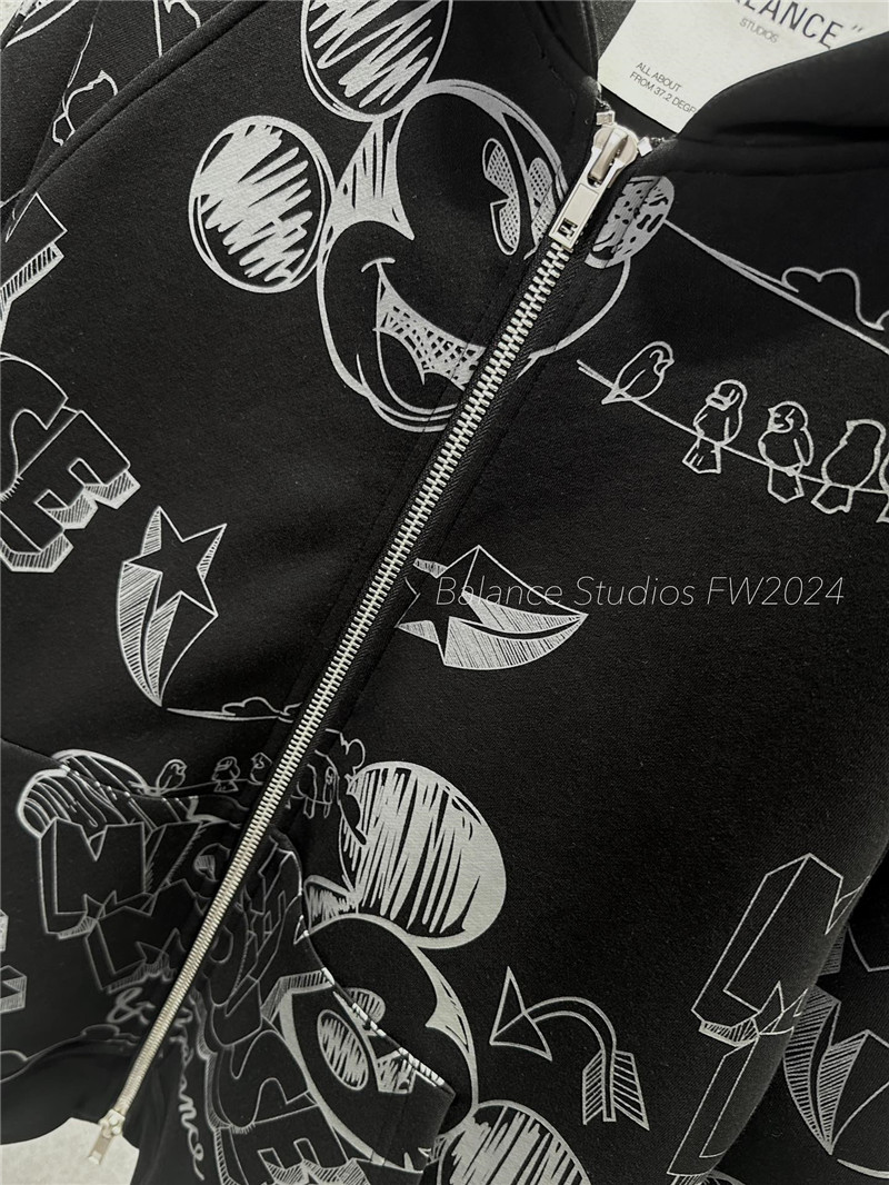 Ba1en*iaga cotton jersey sweatshirt