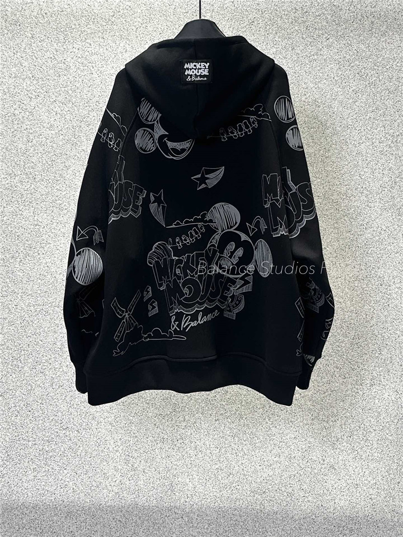 Ba1en*iaga cotton jersey sweatshirt