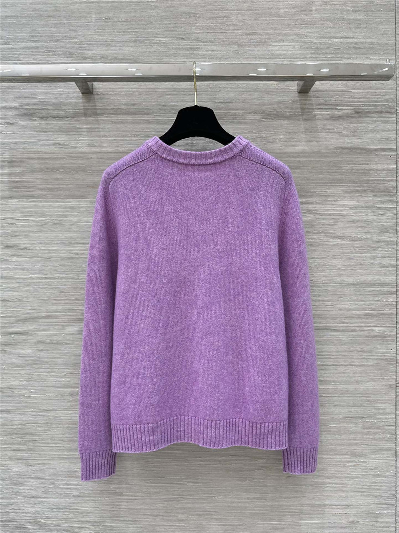 Ce1i*e purple cashmere cardigan