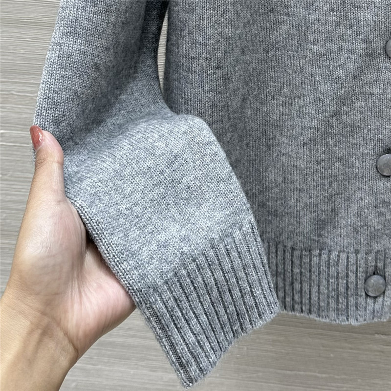 Ce1i*e grey cashmere cardigan