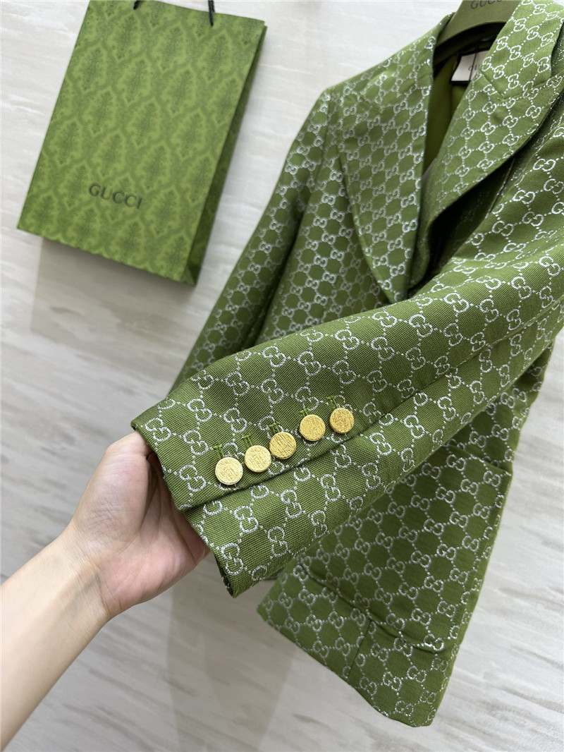 Gvc*1 jacquard suit jacket