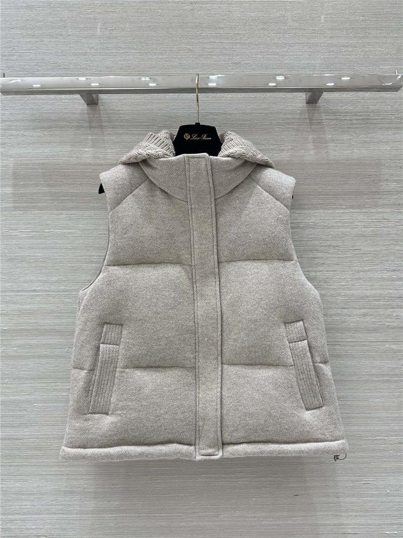 L0r0 P1ana cashmere down vest
