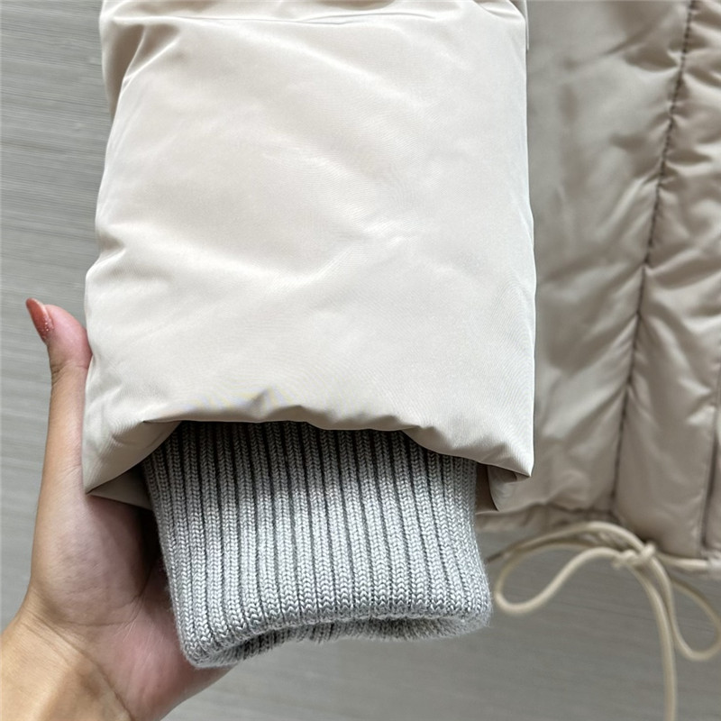 M1um1u hooded down jacket