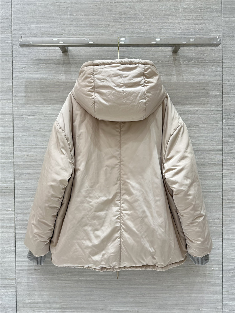 M1um1u hooded down jacket