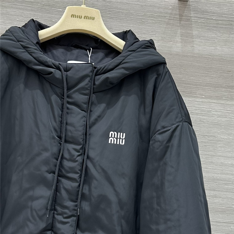 M1um1u hooded down jacket