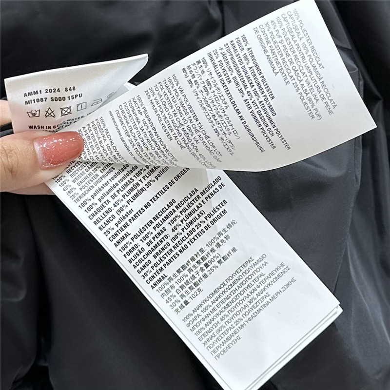 M1um1u hooded down jacket