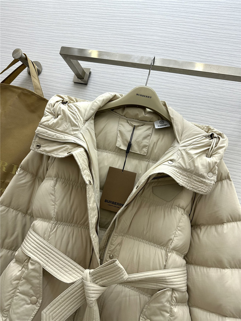 Bv*b*rry hooded long down jacket