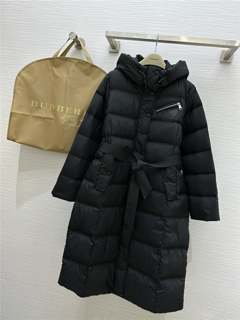 Bv*b*rry hooded long down jacket