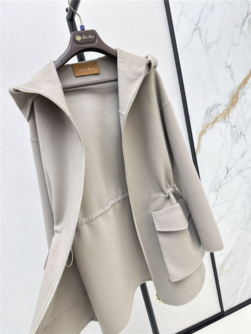 L0r0 P1ana wool tweed coat
