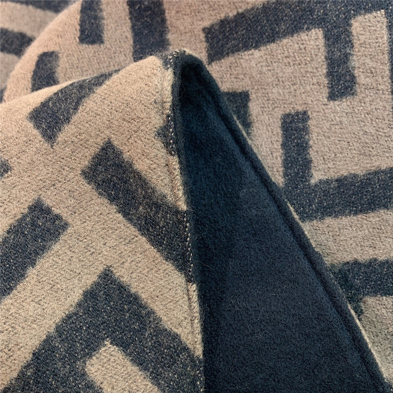 F**di wool and cashmere blend cape
