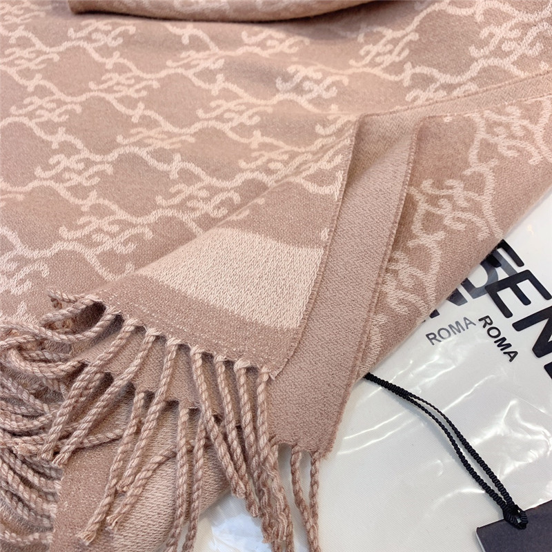 F**di wool and cashmere blend cape