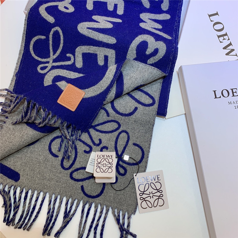 L0ew* graffiti double sided scarf