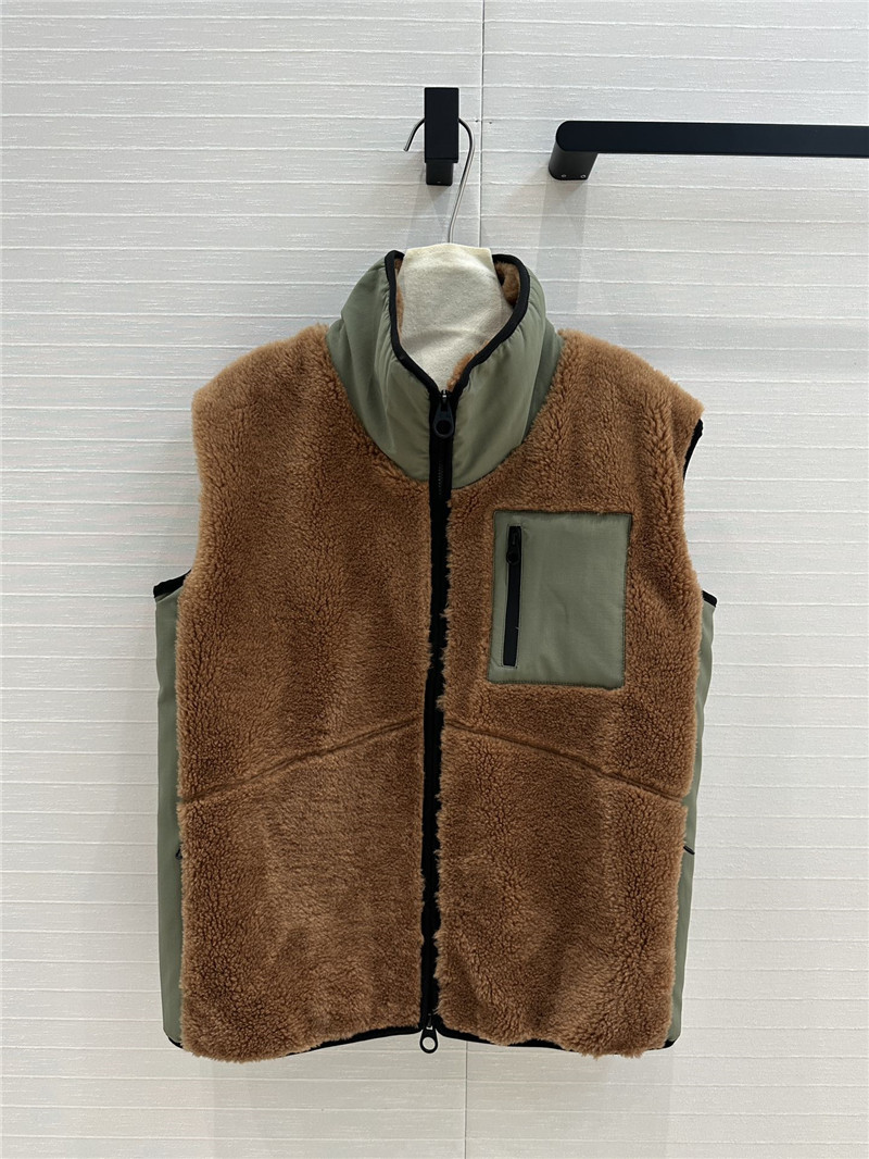 L0r0 P1ana fur blend men’s vest jacket