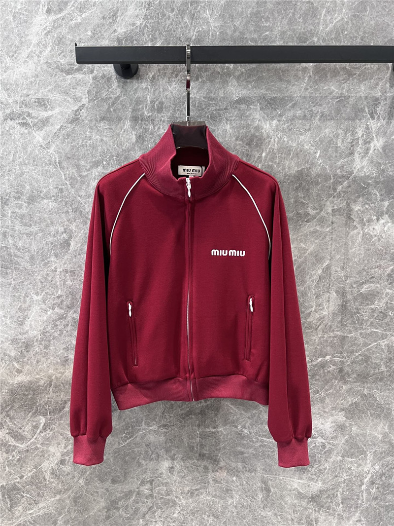 M1um1u preppy sports jacket