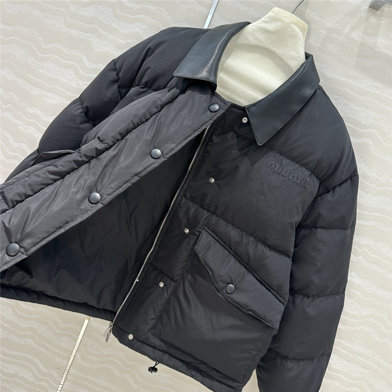 M1um1u work jacket down coat