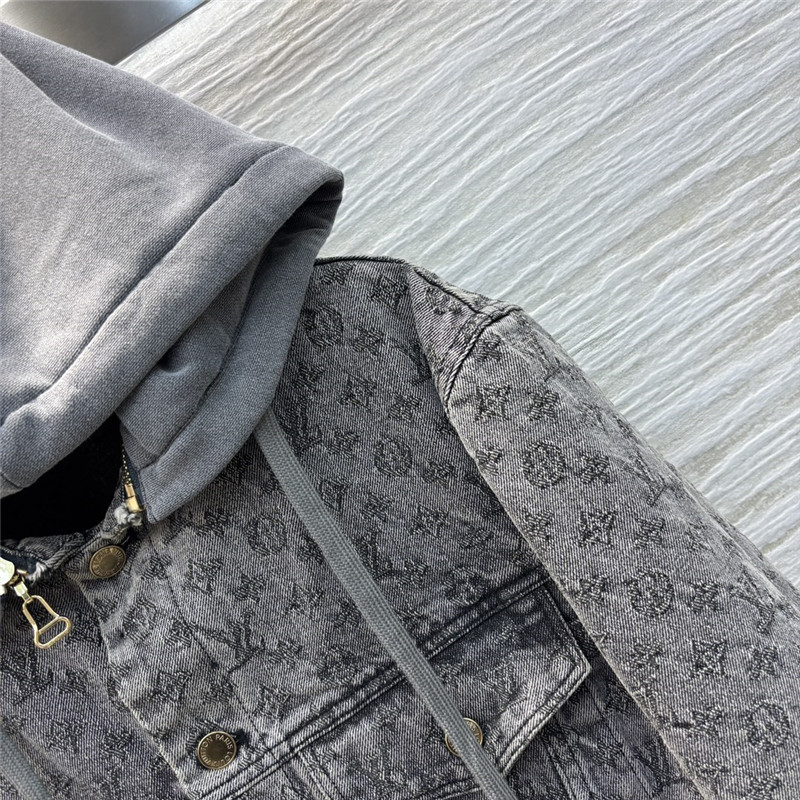 l0vis Vvtt0n lv jacquard denim jacket