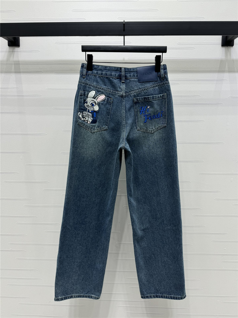 F**di straight pants