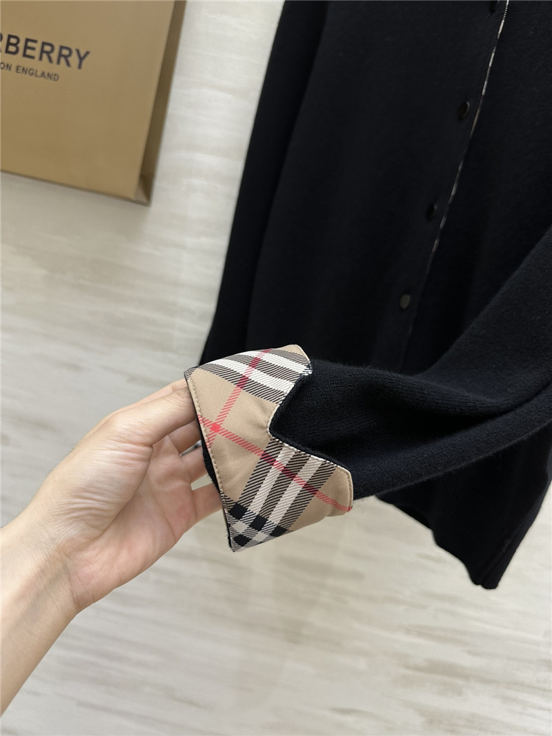 Bv*b*rry black contrast cardigan
