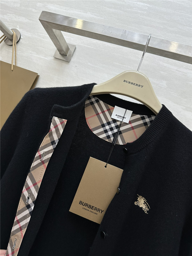 Bv*b*rry black contrast cardigan