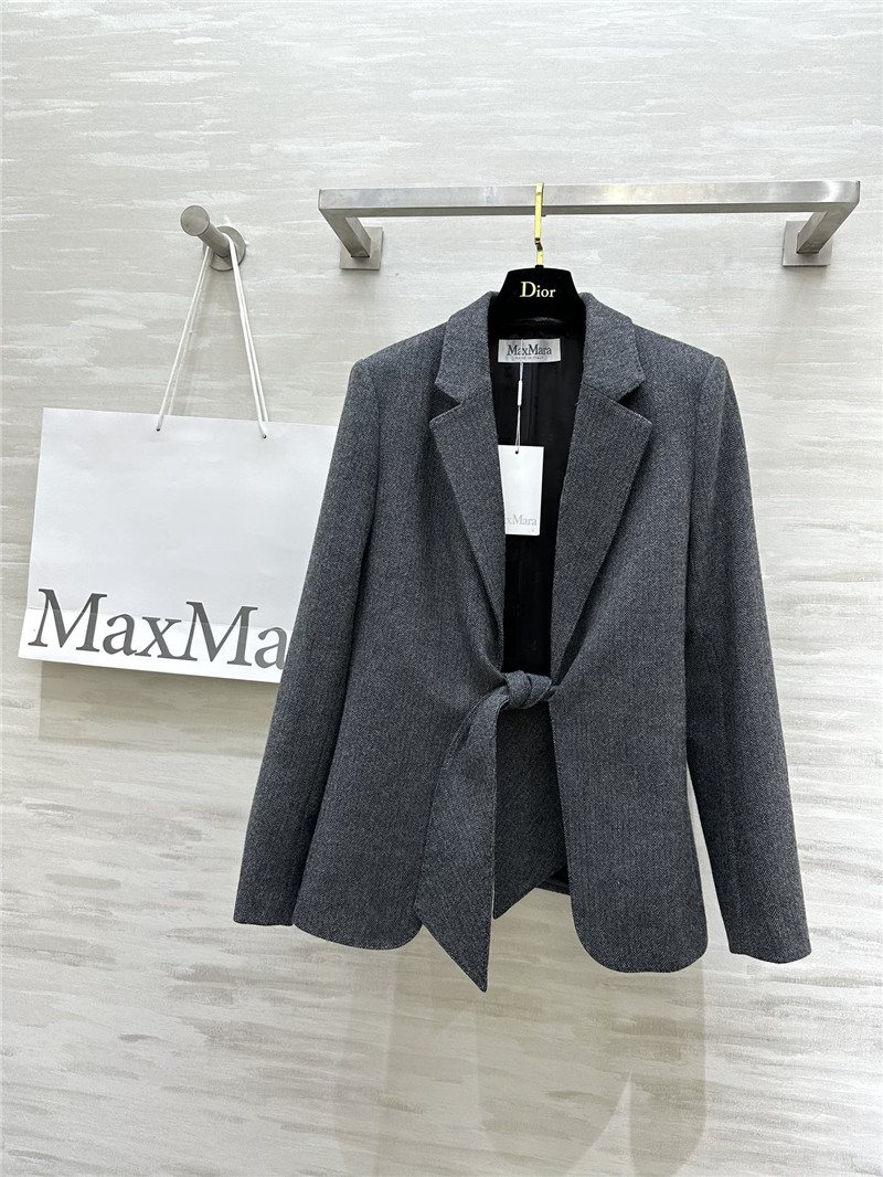 Vanitoo tie-belt blazer