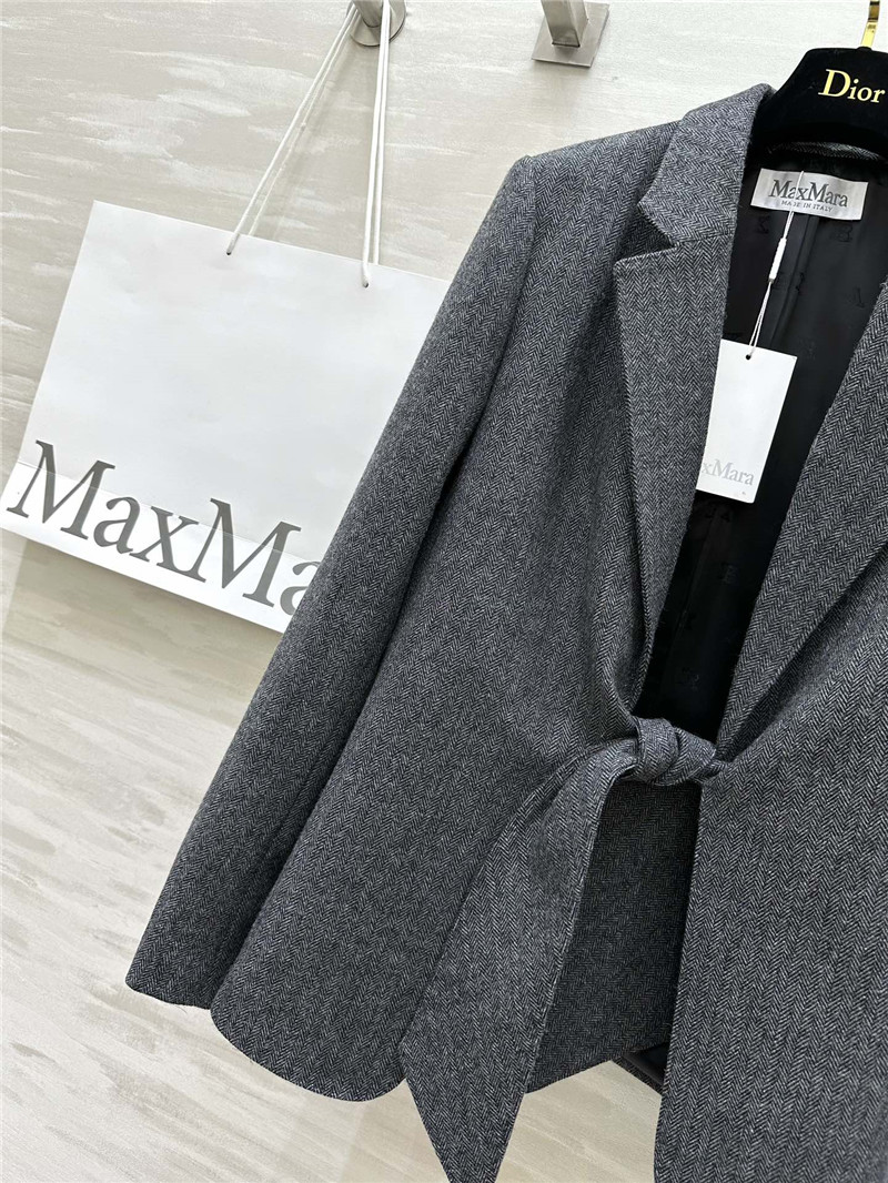 Vanitoo tie-belt blazer