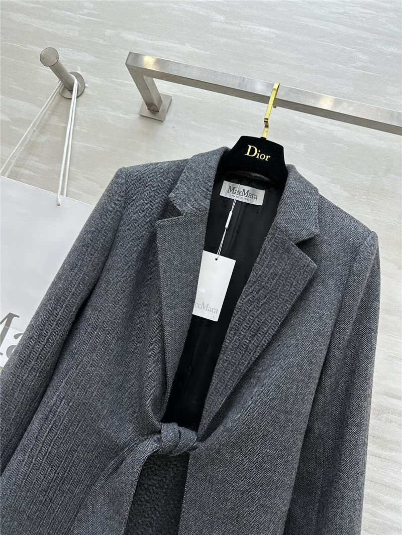Vanitoo tie-belt blazer