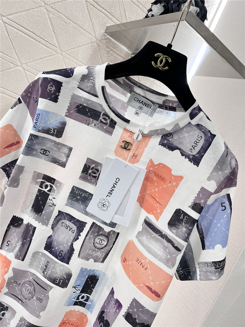 Ch**el printed round neck t-shirt