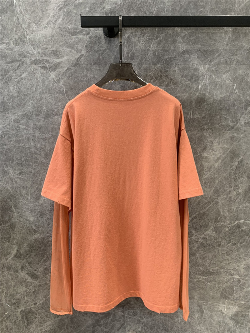 acne studios fake two piece t-shirt