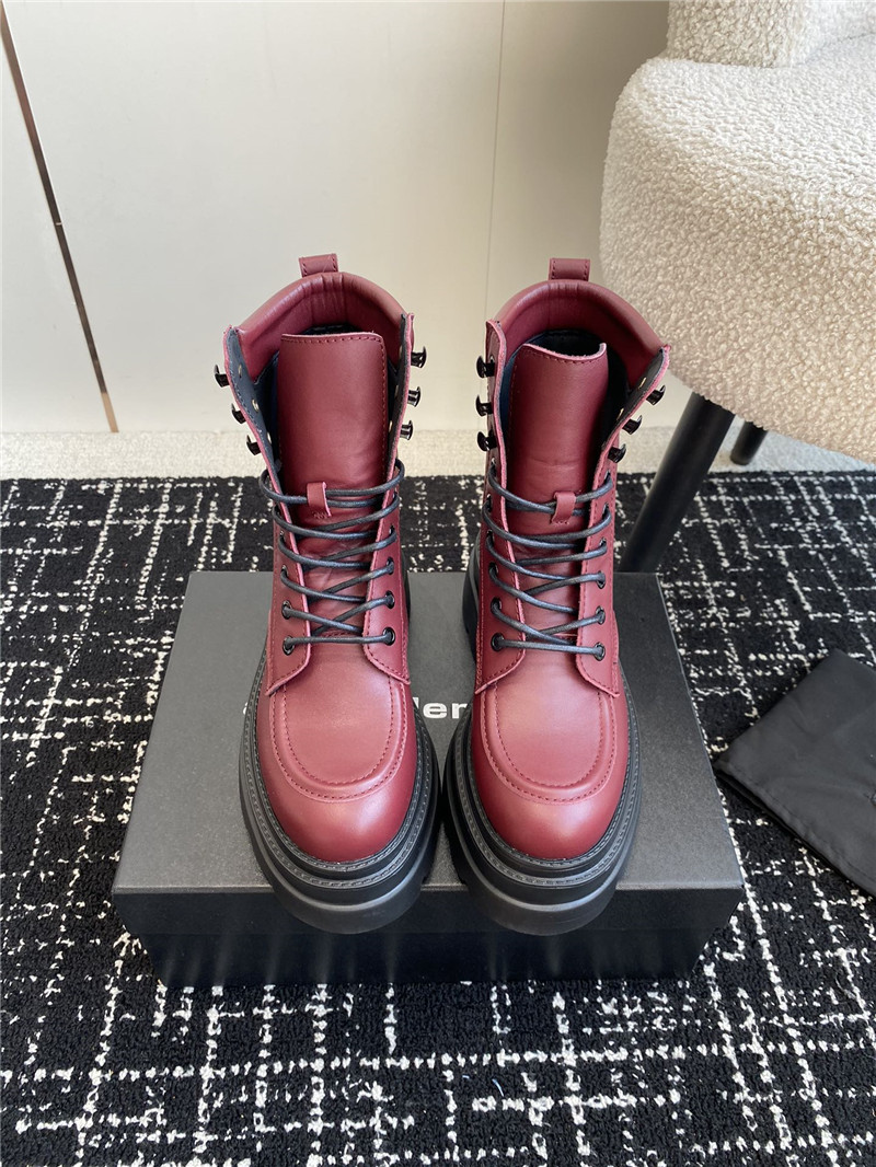 A1exa*der wang burgundy platform boots