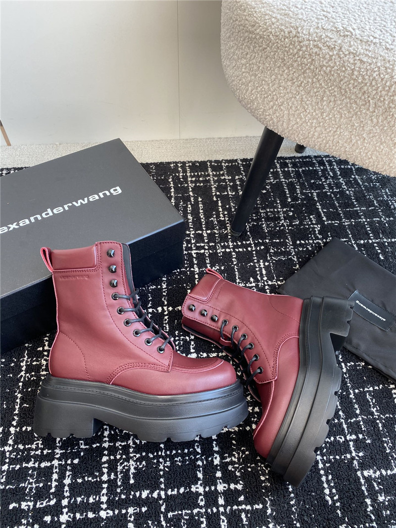 A1exa*der wang burgundy platform boots