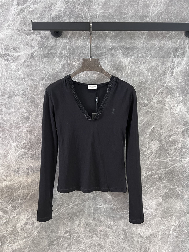 Y51 hooded long-sleeved t-shirt