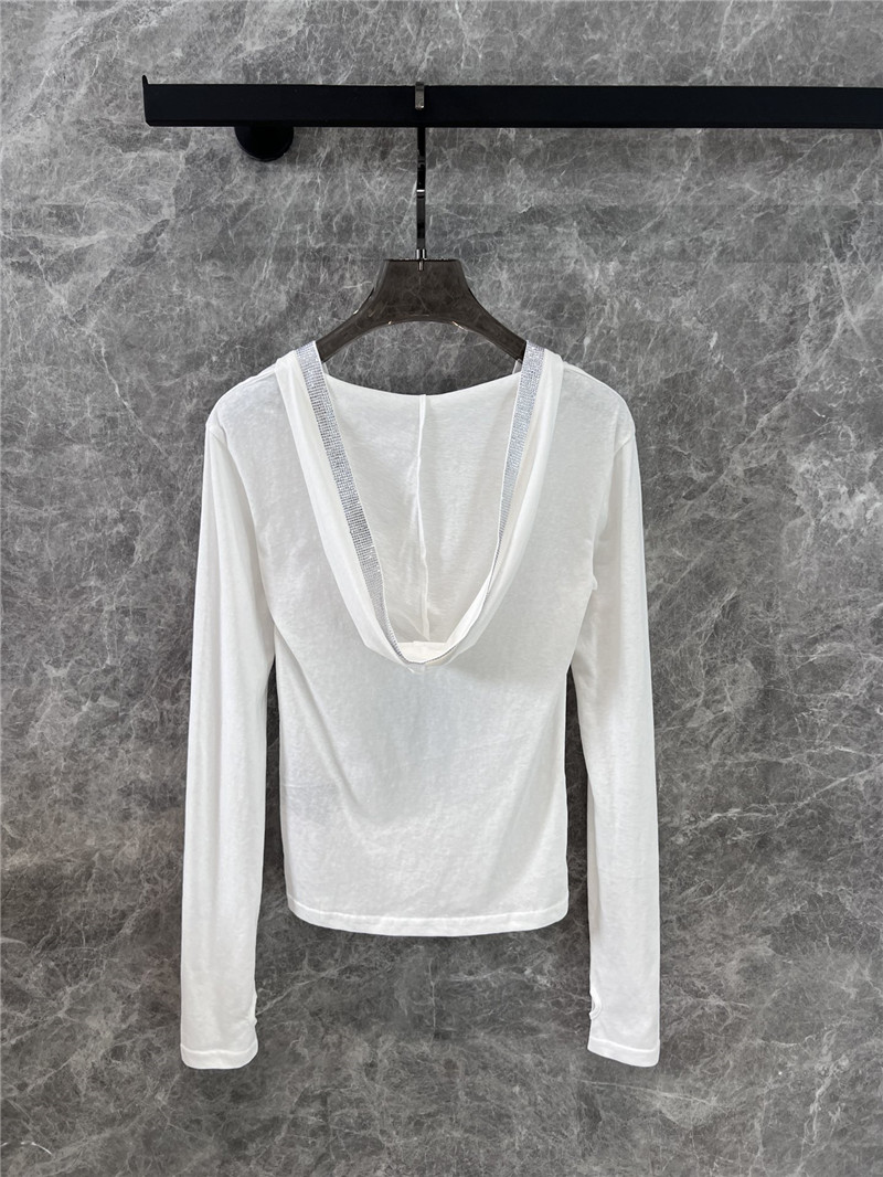 Y51 hooded long-sleeved t-shirt