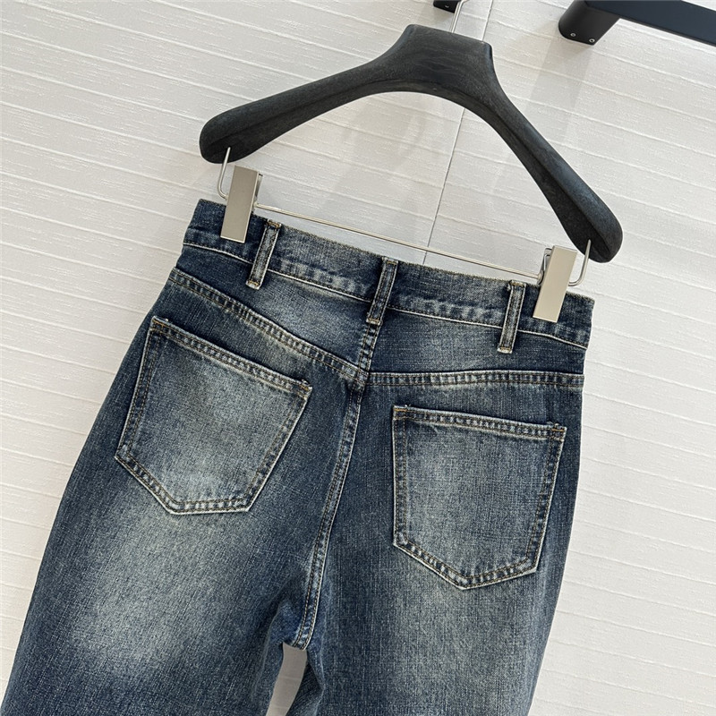 Ce1i*e zip pocket jeans