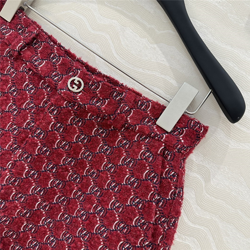 Gvc*1 wool tweed shorts