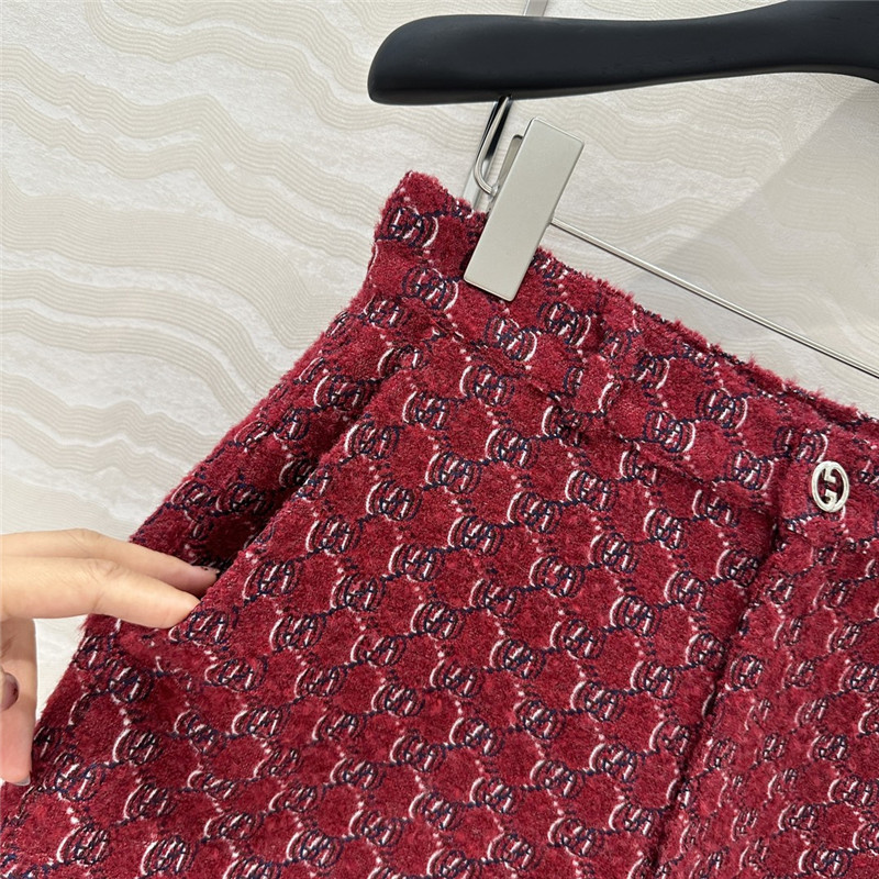 Gvc*1 wool tweed shorts