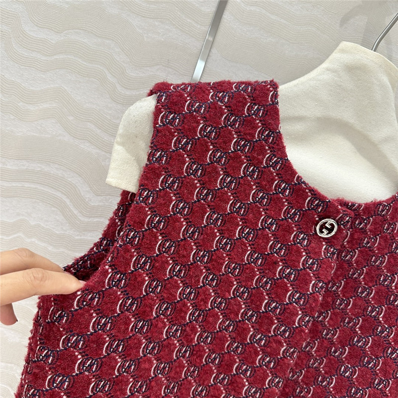 Gvc*1 wool tweed vest coat