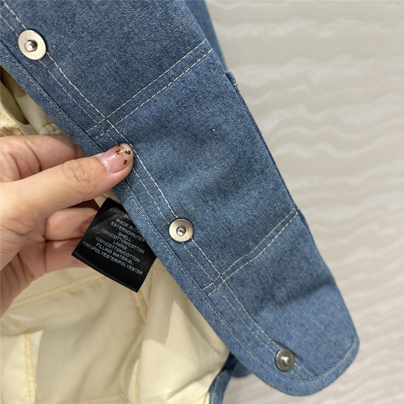 L0r0 P1ana collarless cotton jacket