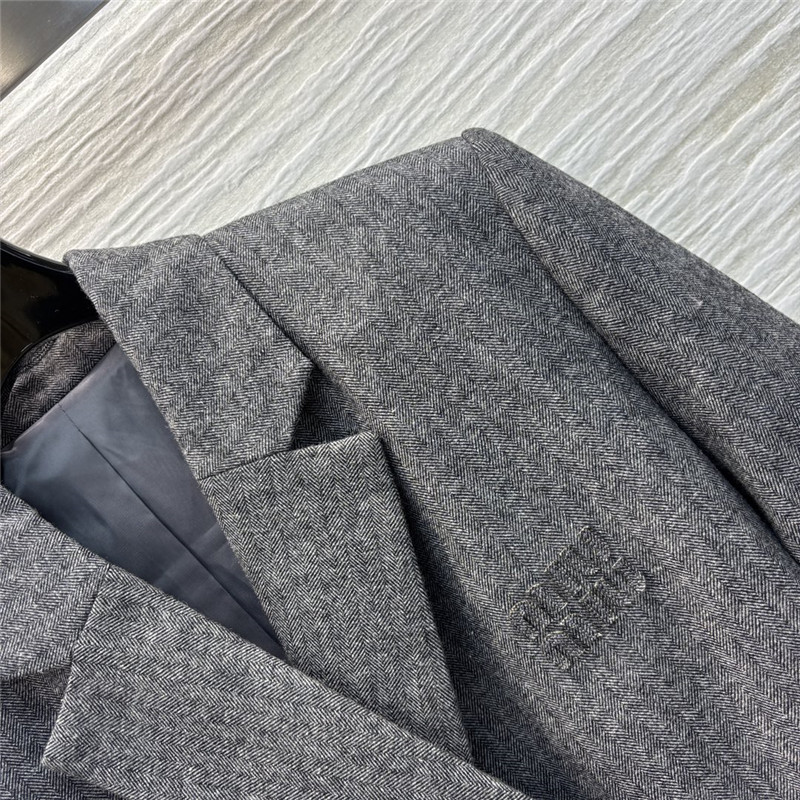 M1um1u suit long coat