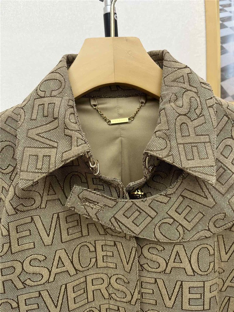 Versace mid-length trench coat